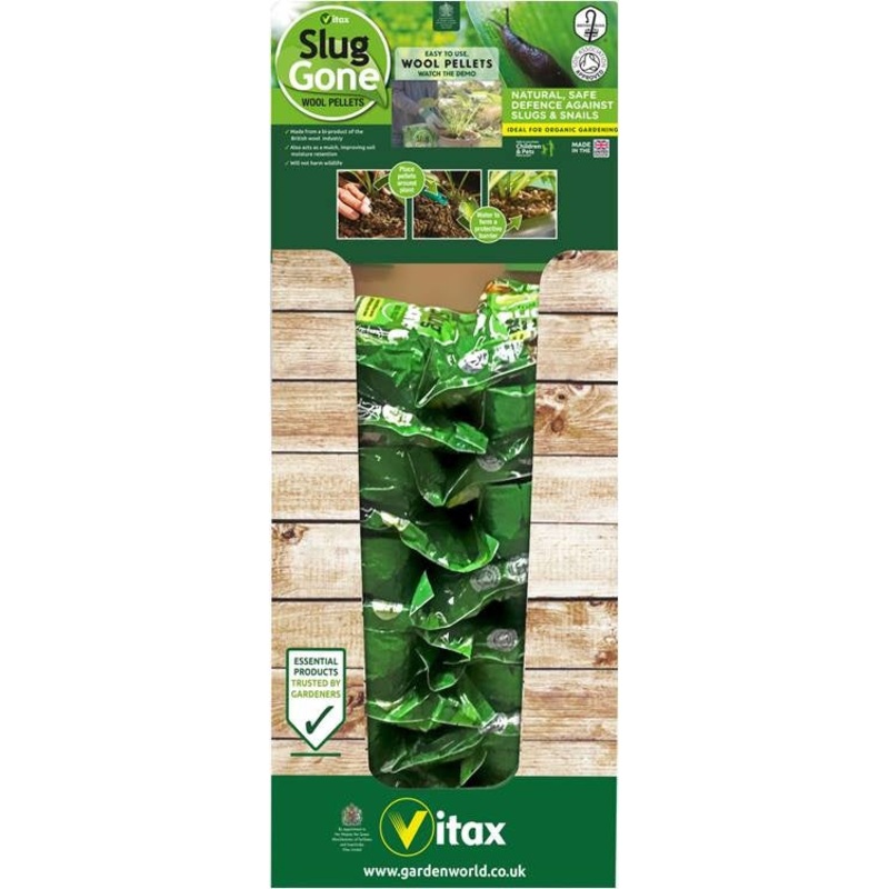 Vitax Slug Gone – 3.5L Display Unit of 48