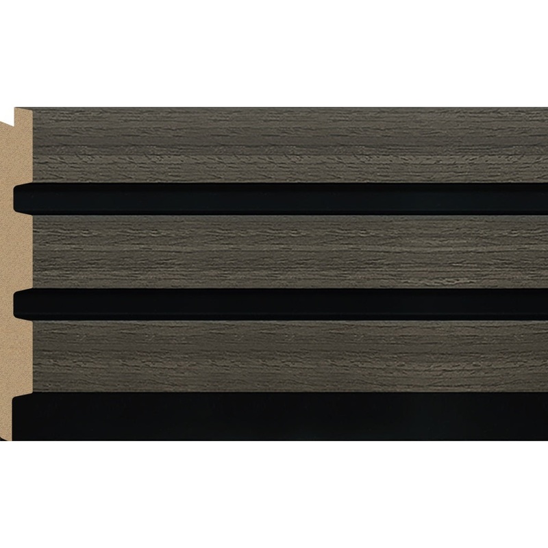 Bosco 3D Wall Panel 300mm x 12mm x 2.6m – Grey Oak