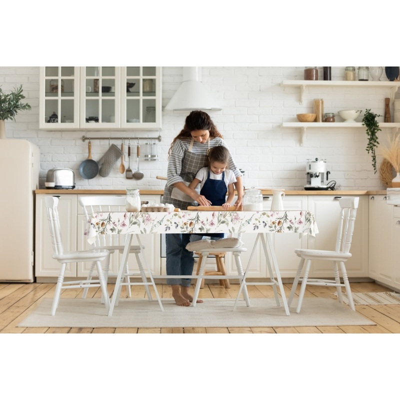 d-c-fix Whisper Flower Tablecloth – 140cm x 180cm