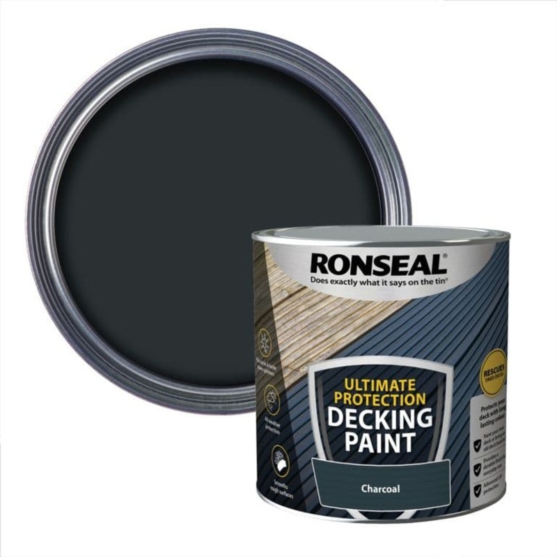 Ronseal Ultimate Protection Decking Paint 2.5L – Charcoal