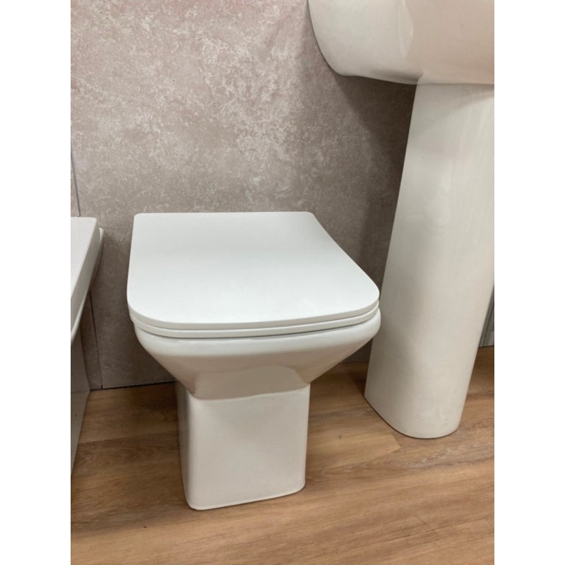 SP Rimless Back To Wall Pan & Seat