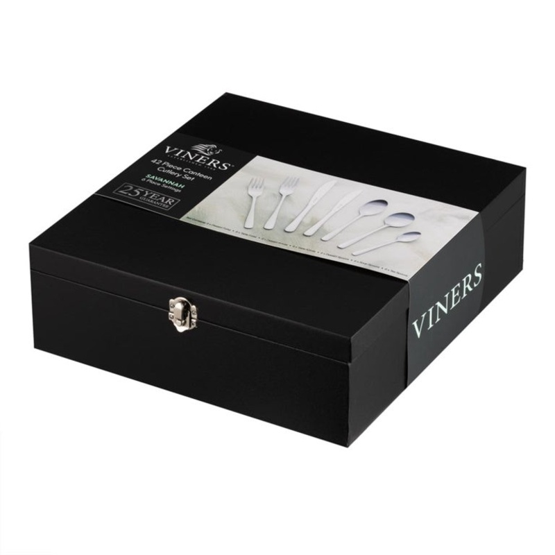 Viners Savannah 18/0 Canteen Giftbox – 42 Piece