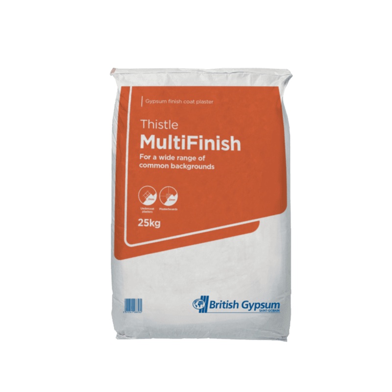 British Gypsum Thistle Multi Finish Plaster – 25kg