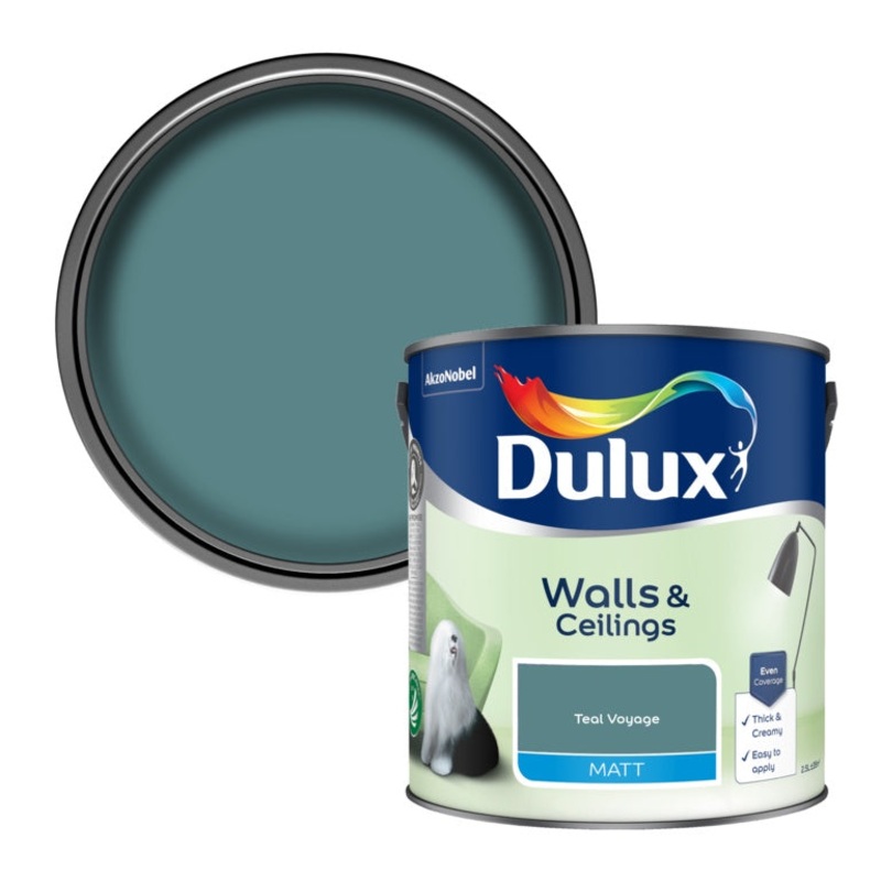 Dulux Matt 2.5L – Teal Voyage