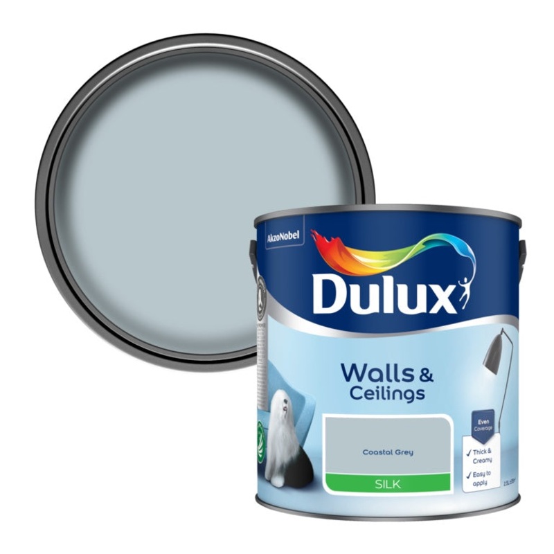 Dulux Silk 2.5L – Coastal Grey