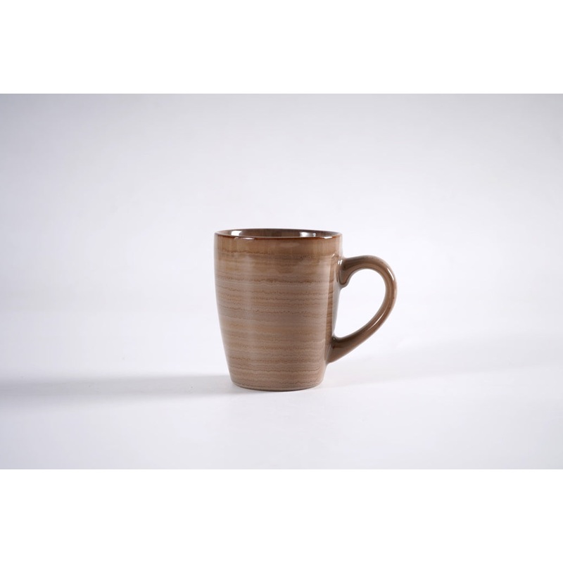 Eurosonic XR Reactive Glaze Mug – 13oz Brown
