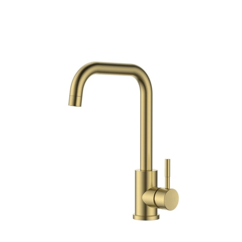 Reginox Selina Gold Swan Neck Single Lever Tap