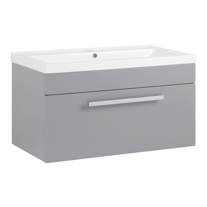 SP Avalon Grey Wall Hung Drawer Basin Unit – 800mm