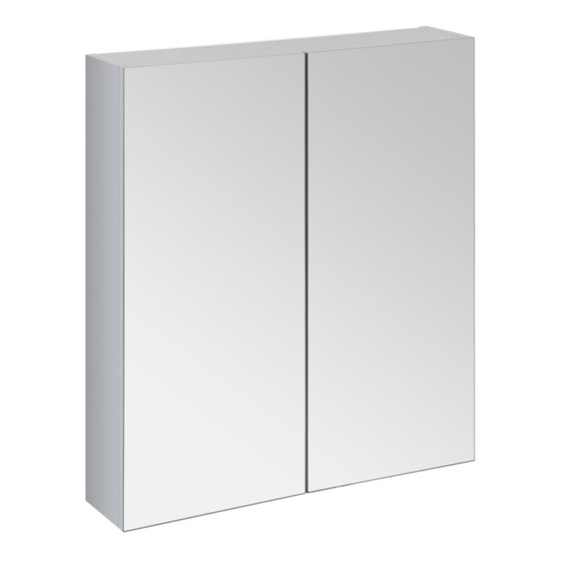 SP Avalon Wall Hung 2 Door Grey Mirror Cabinet – 600mm