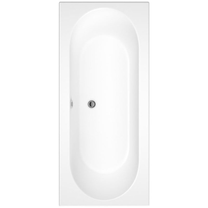 Trojan Cascade 1700 x 700mm No Tap Hole Twin End Bath – White