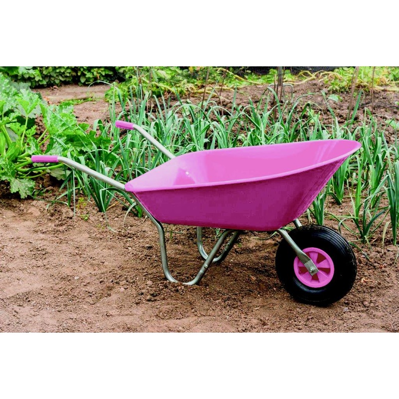 Ambassador Boxed Wheelbarrow 85L – Pink