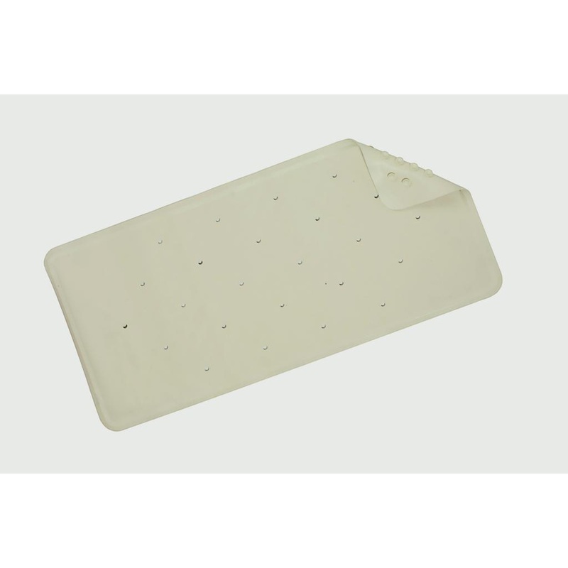 Croydex Basics Rubber Bath Mat – Beige