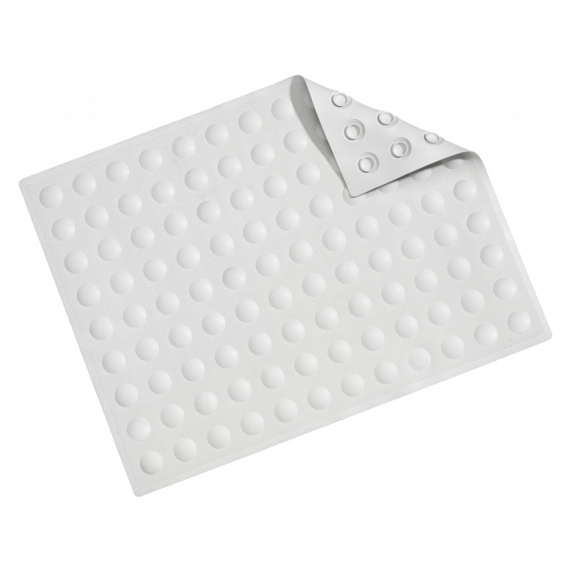 Croydex Double Sucker Bath Shower Mat – White