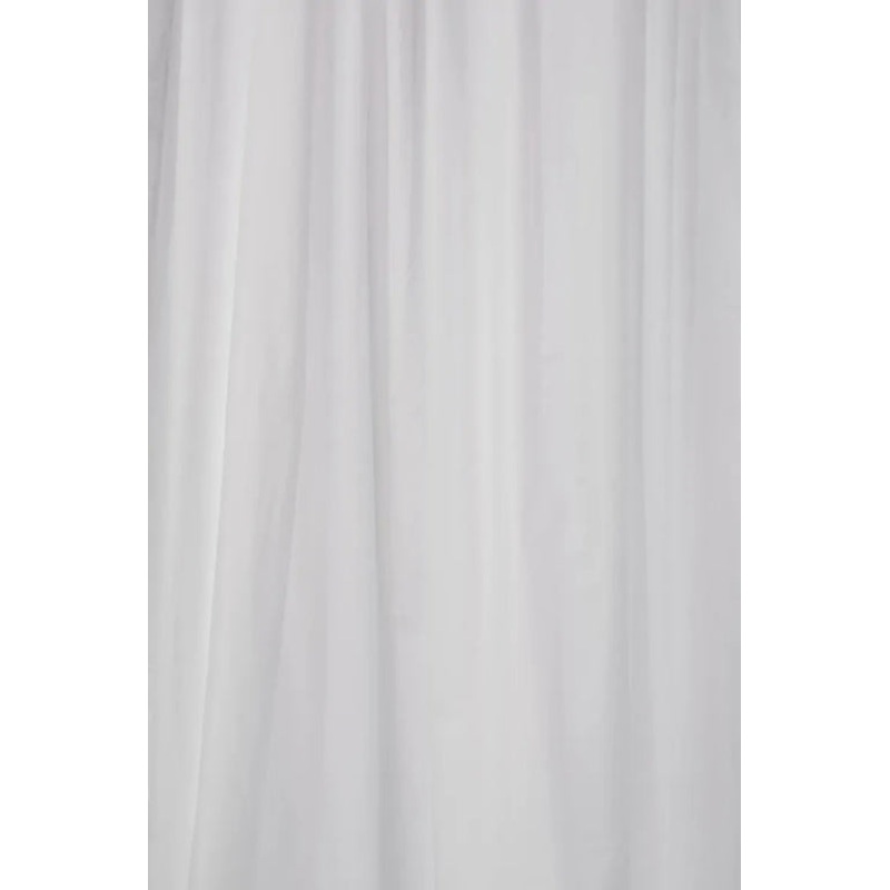 Croydex PVC Shower Curtain – White