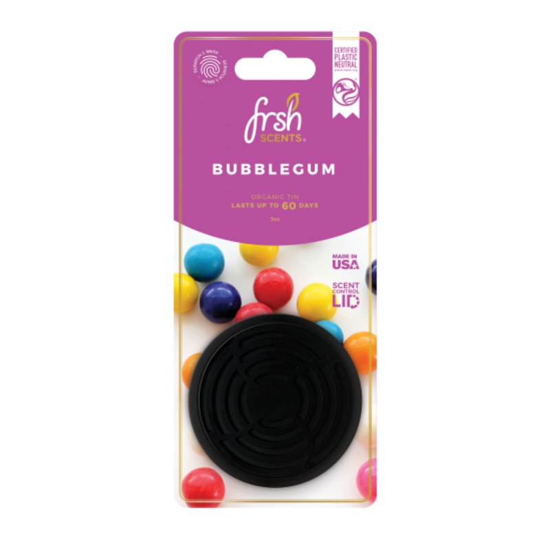JRP Fresh Tin Air Freshener Carded – Bubblegum