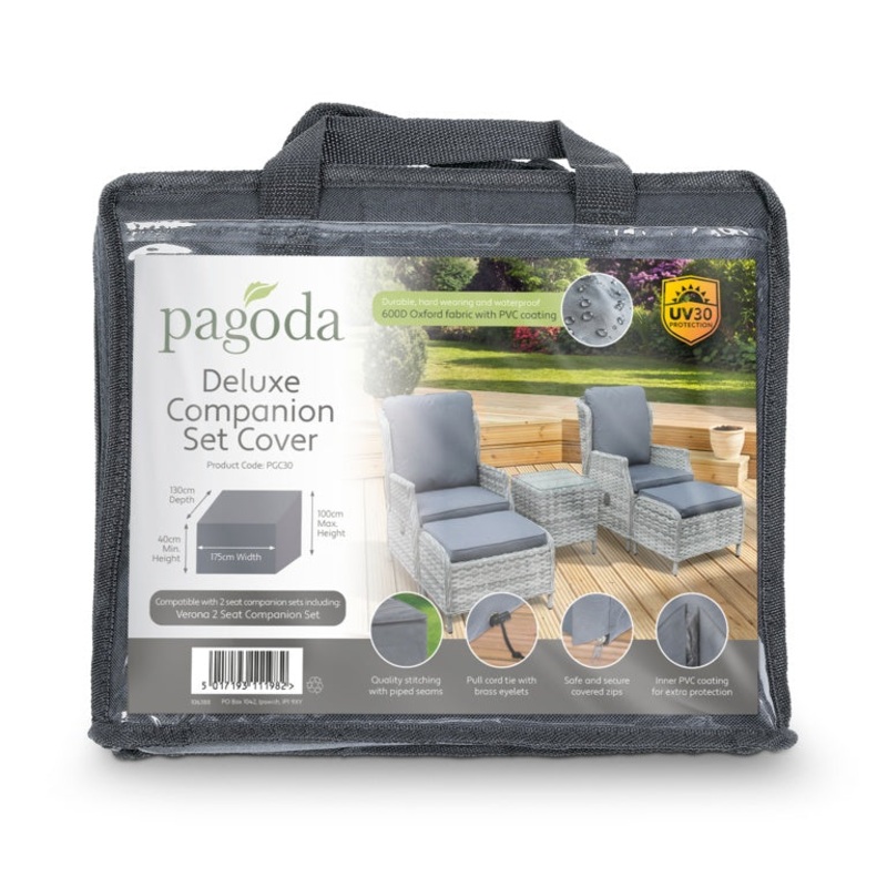 Pagoda Deluxe Companion Set Cover – 175 x 100 x 130cm
