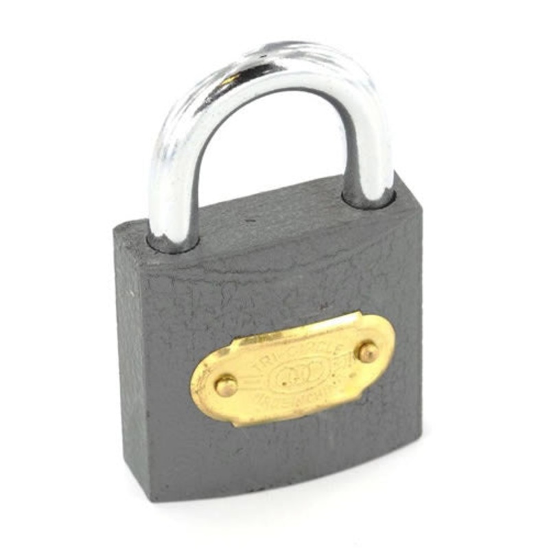 Securit Tricircle Iron Padlock Brass Cylinder – 32mm