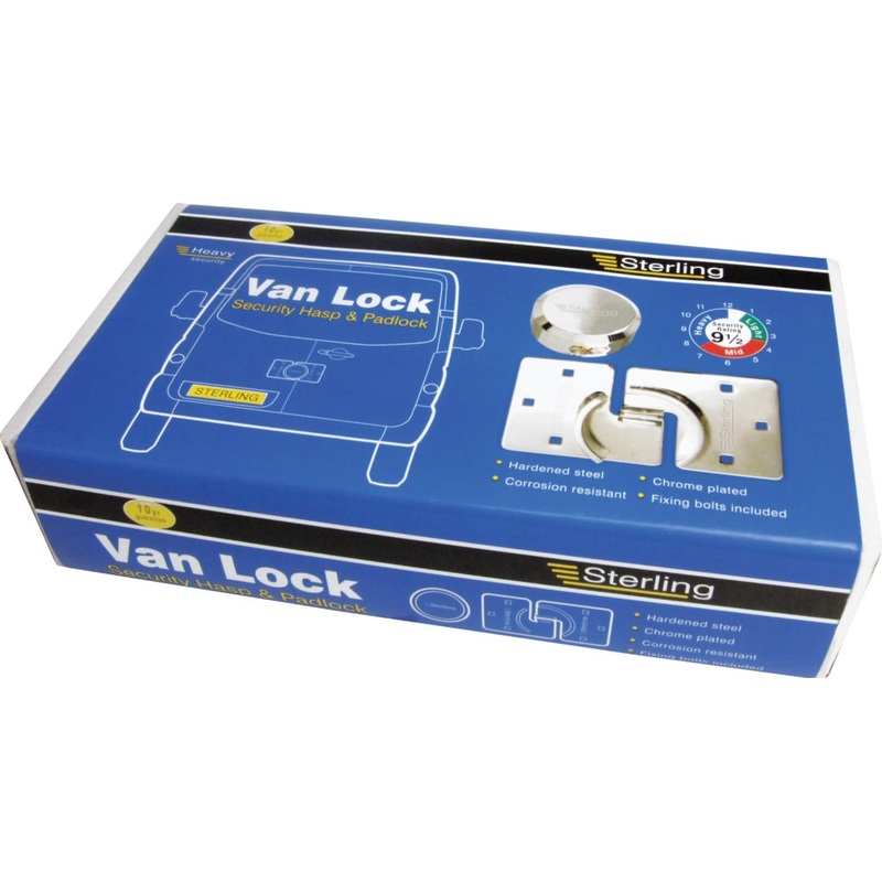 Sterling Van Lock Security Hasp & Padlock