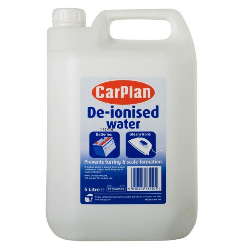 Carplan De-Ionised Water – 5L