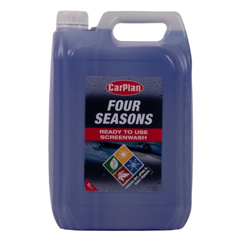 Carplan Four Seasons Ready Mixed Screen Wash – 5L