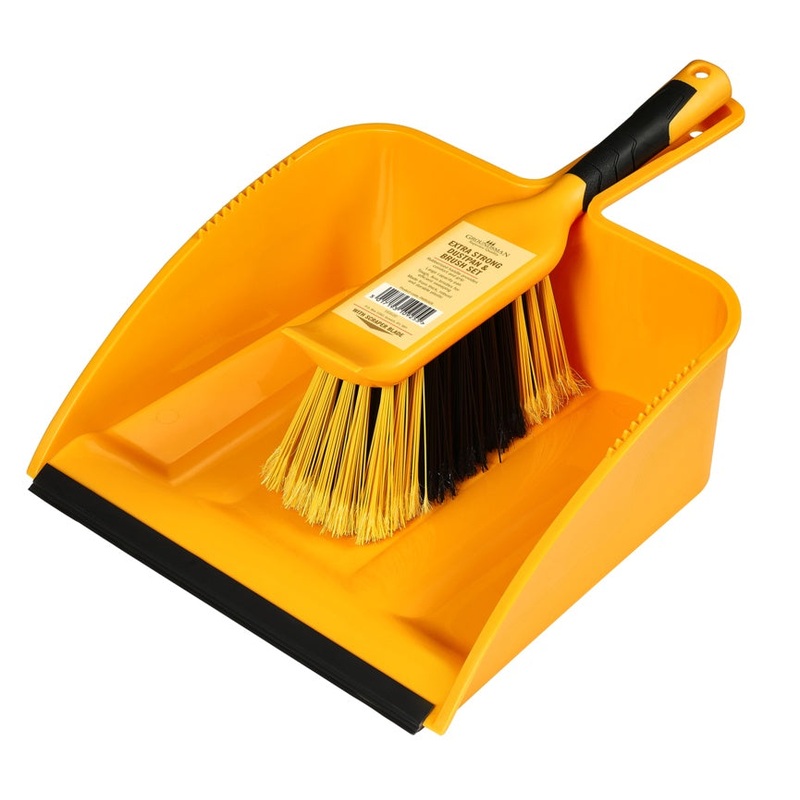 Groundsman Heavy Duty Dustpan & Brush
