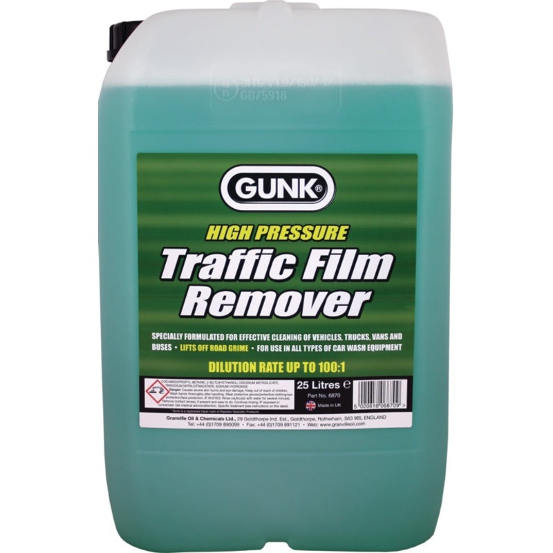 Gunk Traffic Film Remover – 25L
