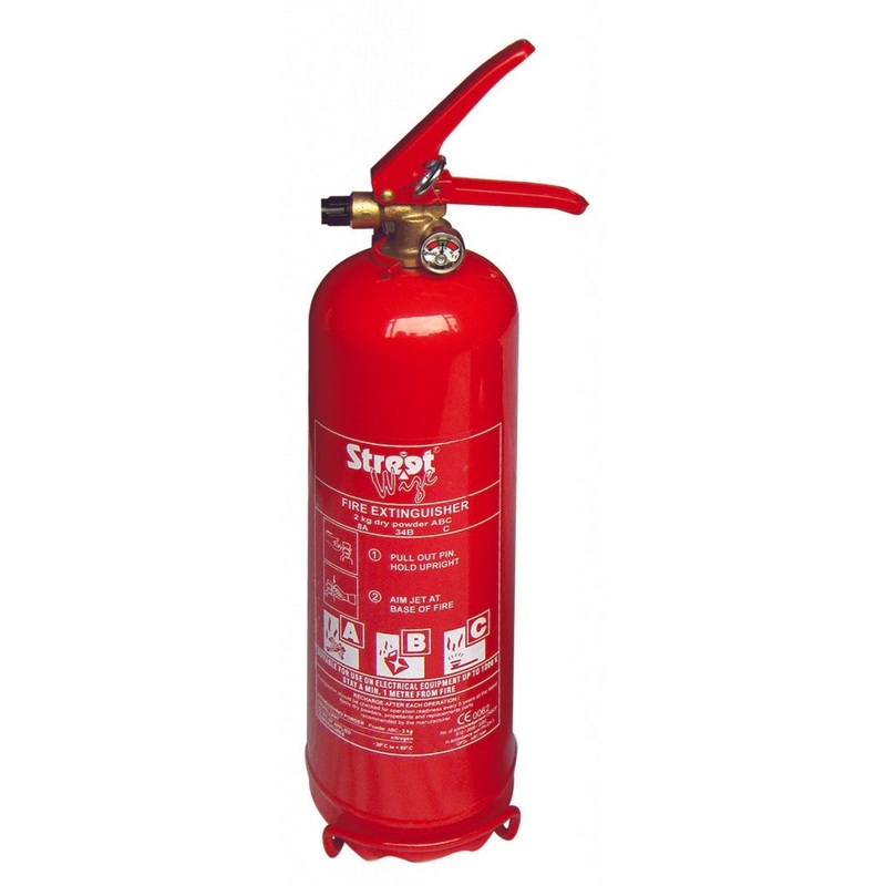 Streetwize ABC Fire Extinguisher With Gauge – 1kg