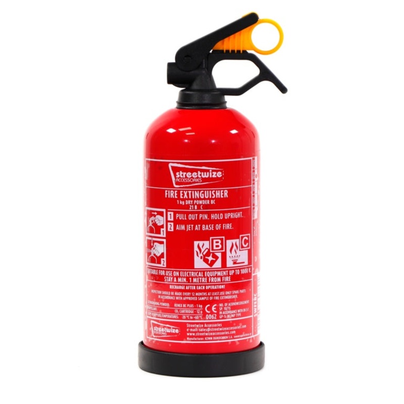 Streetwize BC Fire Extinguisher-No Gauge – 1kg