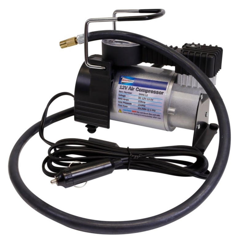 Streetwize Metal Air Compressor Tornado – 12v