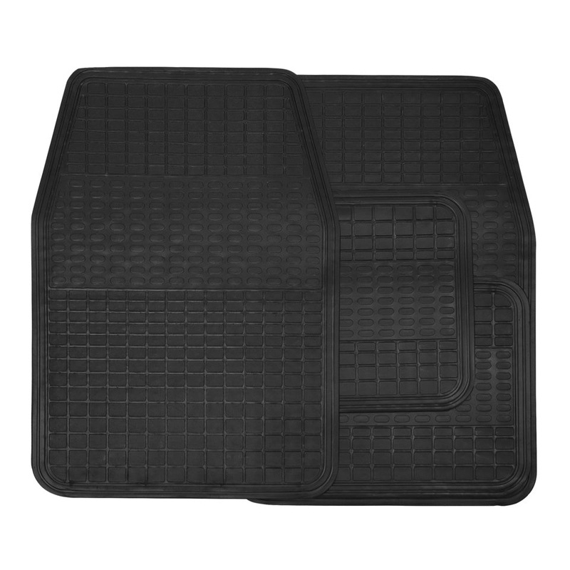 Streetwize Promotional Rubber Mat Set – Black 4 Piece
