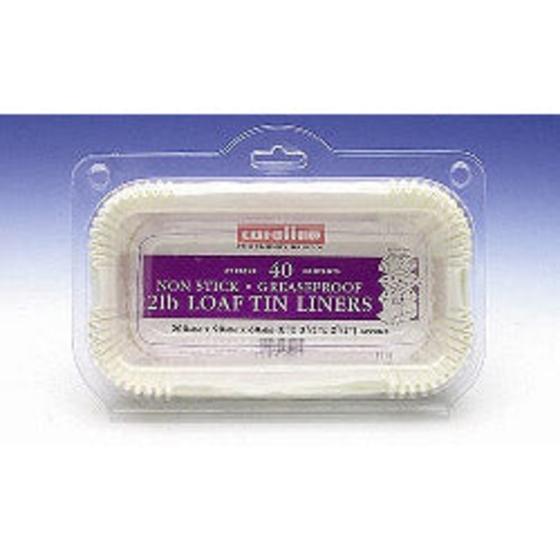 Caroline Loaf Tin Liners (24) – 2lb