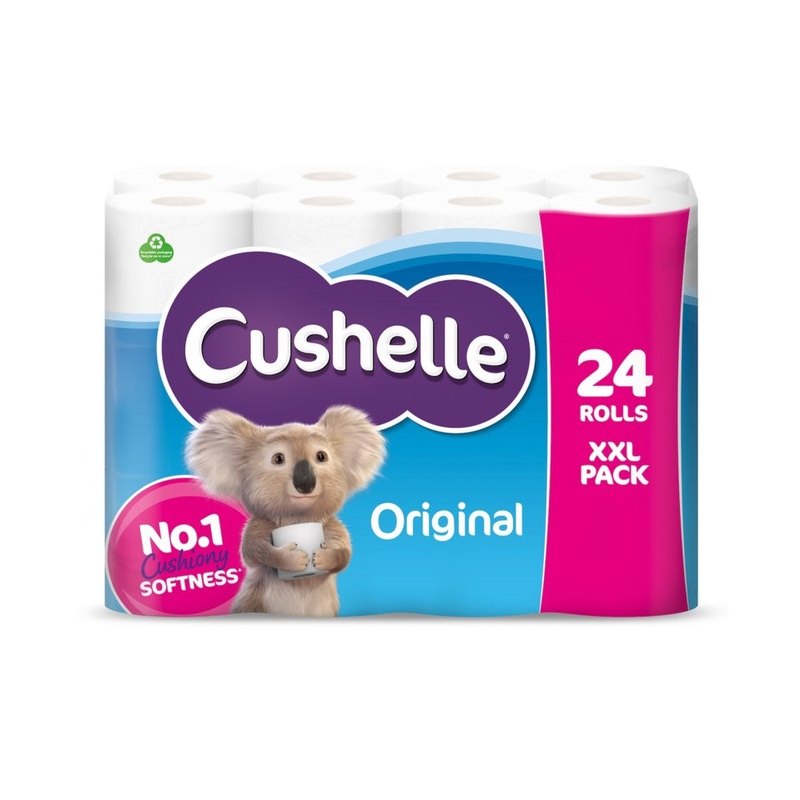 Cushelle Toilet Roll – 24 Pack