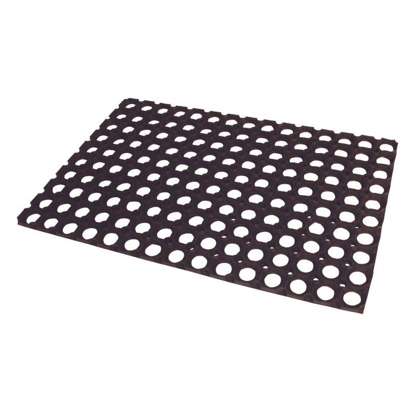 JVL Rondo Rubber Ring Door Mat – 40x60cm