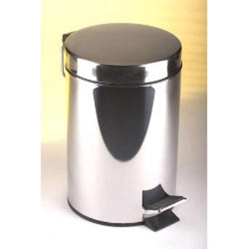 Kingfisher Pedal Bin Stainless Steel – 5L