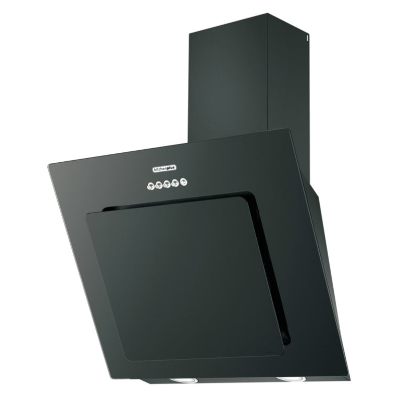 Kitchenplus Black Vertical Cooker Hood – 600mm