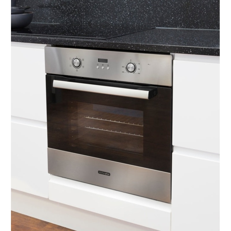 Kitchenplus Stainless Steel Electric Single Fan Oven – 600mm