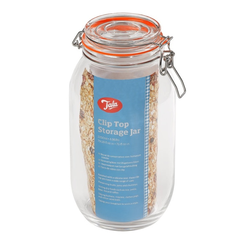 Tala Classic Airtight Lever Arm Storage Jar – 2100ml/4 1/2Lb