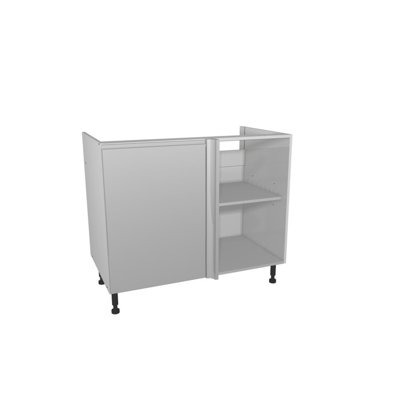 Gower Rapide+ Capri Grey Corner Base Unit – 1000mm