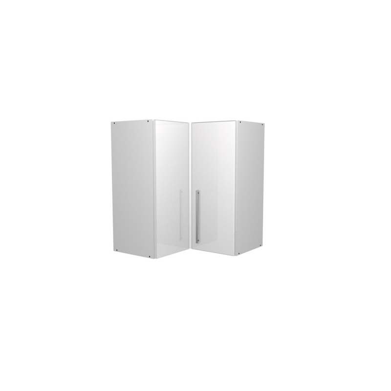 Gower Rapide+ Paris White L Shaped Corner Wall Unit – 635mm