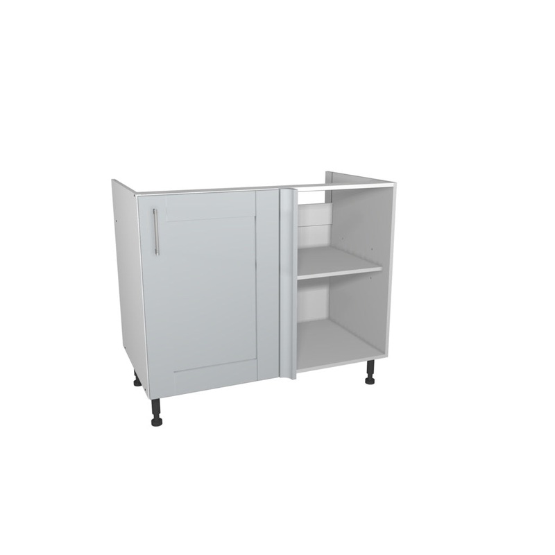 Gower Rapide+ Verona Grey Corner Base Unit – 1000mm