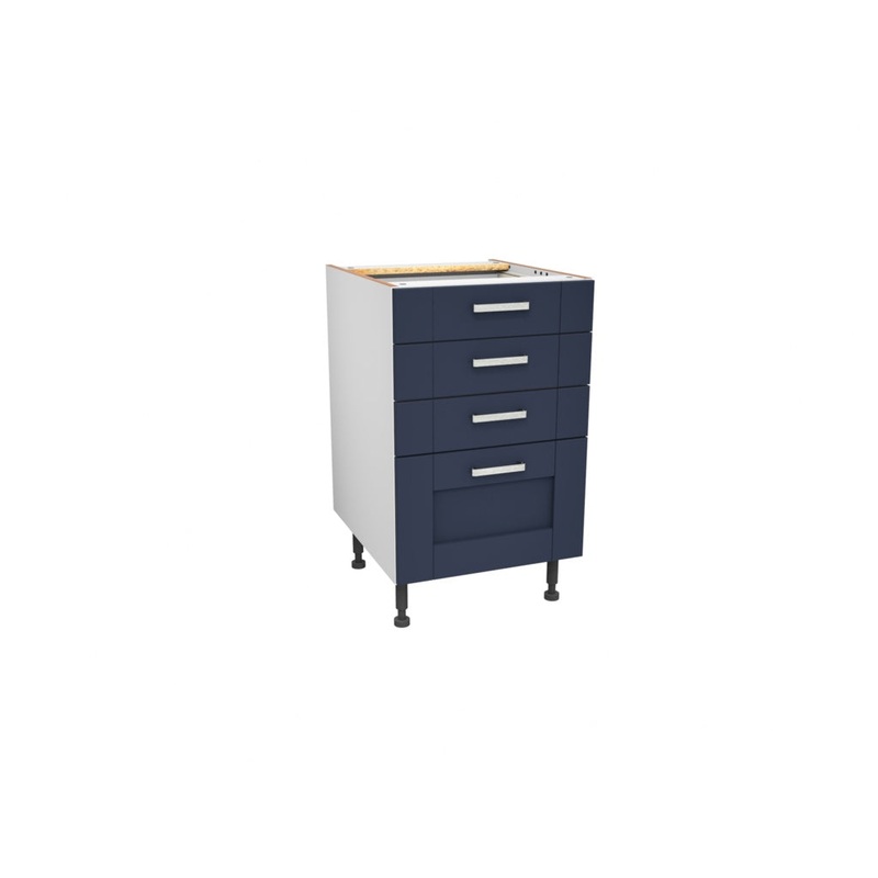 Gower Rapide+ Verona Navy 4 Drawer Base Unit – 500mm