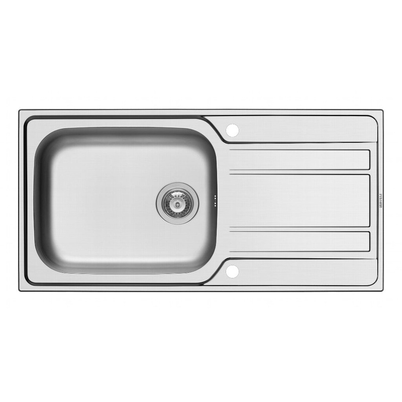 Pyramis Athena Stainless Steel Deep Bowl Inset Sink – 1000 x 500mm