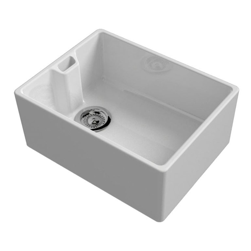 Reginox Belfast White Ceramic Sink Inc Waste – 595 x 460mm