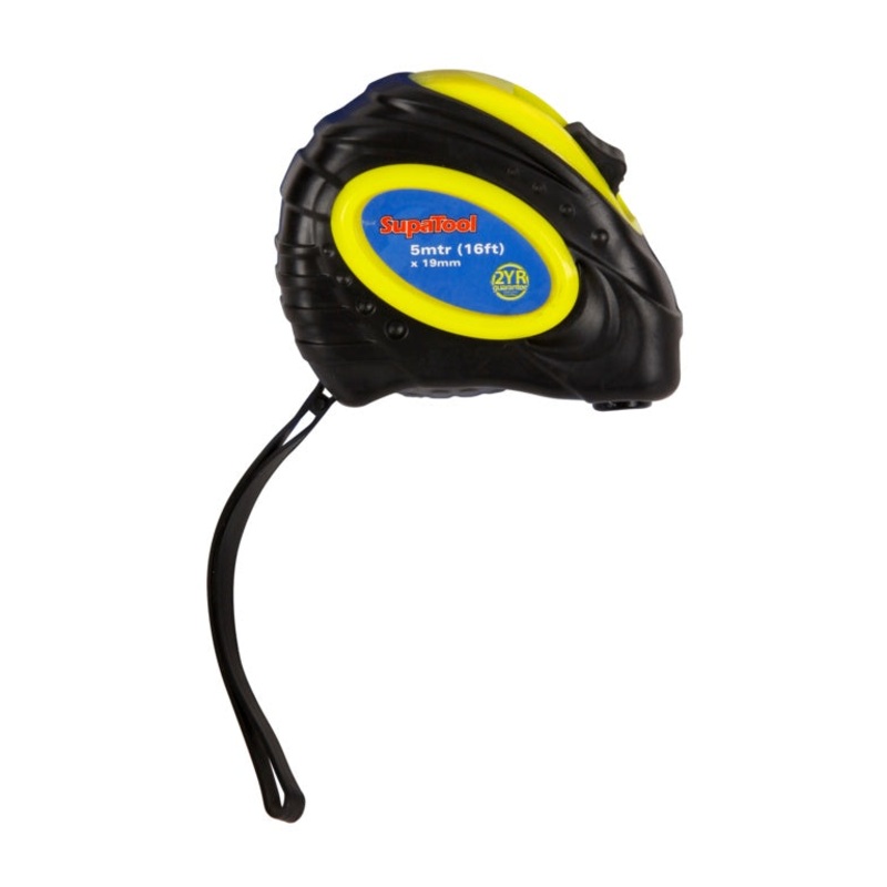 SupaTool Rubberised Tape Measure – 5m x 19mm