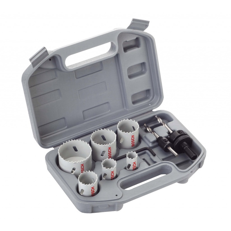 Bosch Electrician’s HSS Bi Metal Holesaw Kit – 9 Piece
