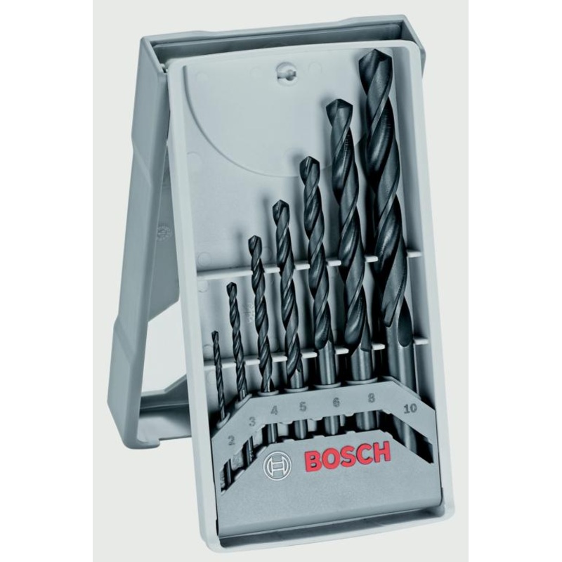 Bosch Metal Drill Bit Set HSS-R Din 338 – 7 Piece