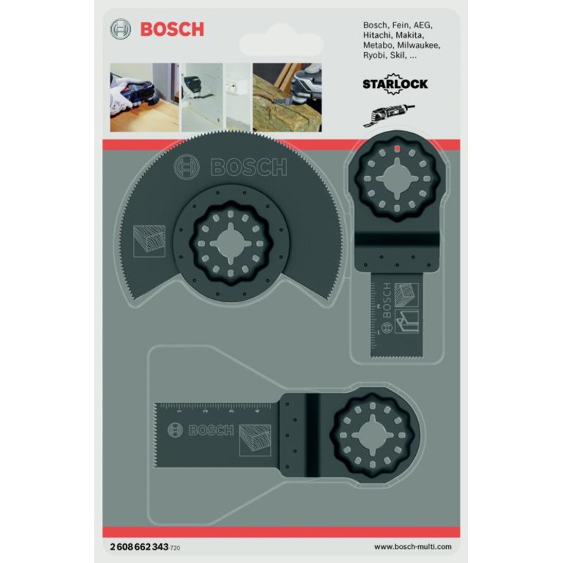 Bosch Starlock Wood And Metal Set – 3 Piece