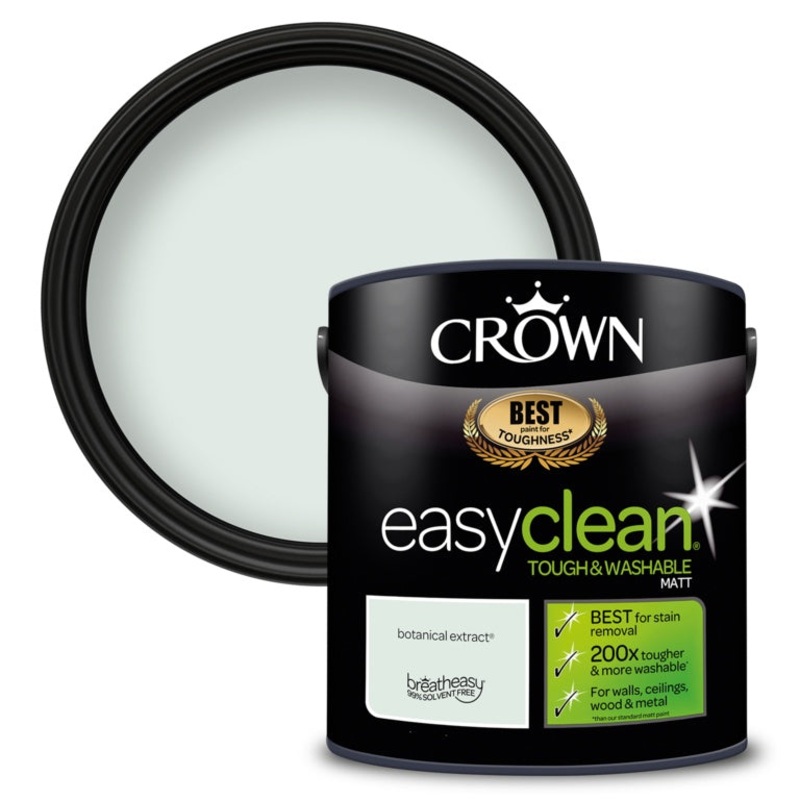 Crown Easyclean Matt Emulsion – 2.5L Botanical Extract
