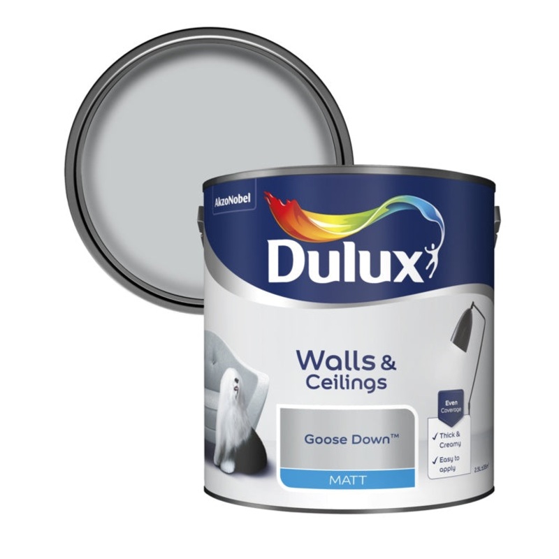 Dulux Matt 2.5L – Goose Down