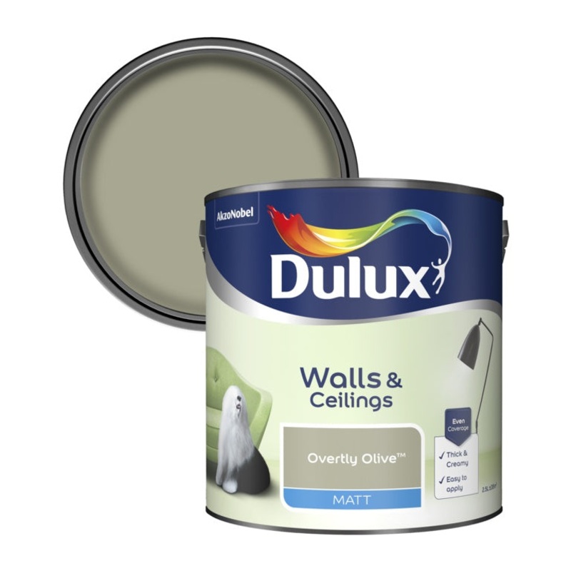 Dulux Matt 2.5L – Overtly Olive